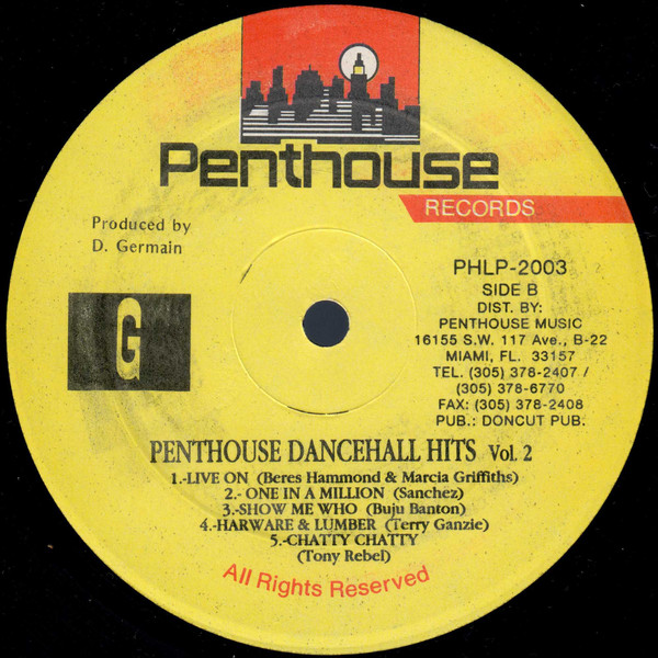 Penthouse Dancehall Hits Vol. 2 – Various ‎Artists – Melodica ...